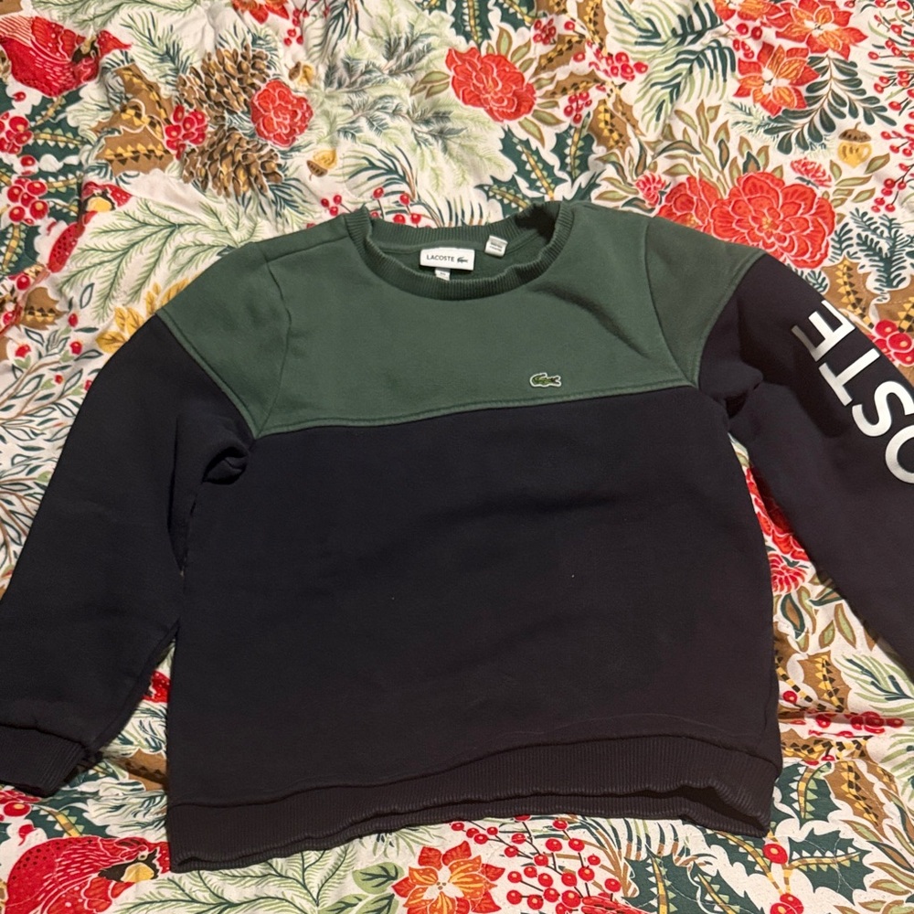 Lacoste Men's Two-Tone Crewneck Sweater